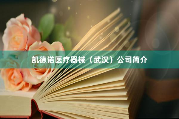凯德诺医疗器械（武汉）公司简介